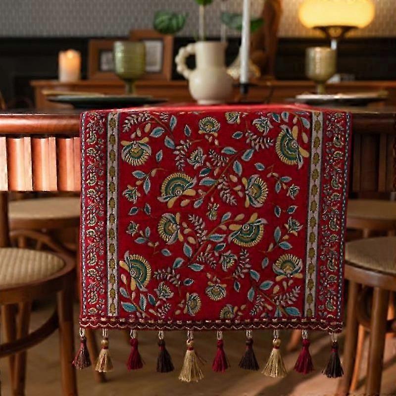 Polyester Table Runner Sunflower Bed Foot Banner - Bright sunflower pattern that adds vibrancy and color to any room. 2025