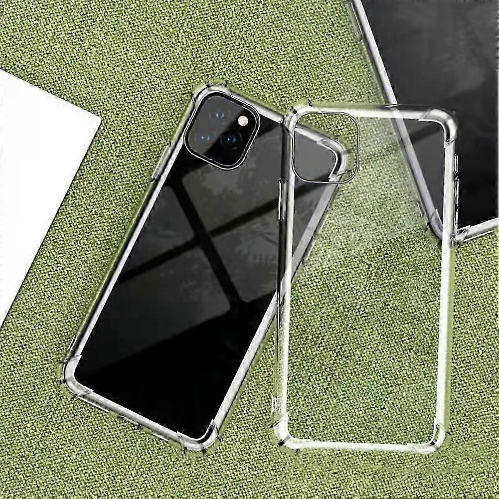 Clear Soft TPU Shockproof Phone Protective Case Cover Compatible iPhone 11 Pro Max JIKAIX