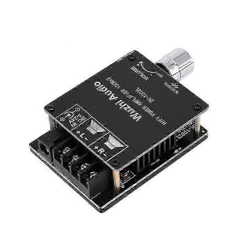 -1002L MINI 蓝牙 5.0 DC 5-24V 无线音频数字电源放大器立体声板 100Wx2 蓝牙