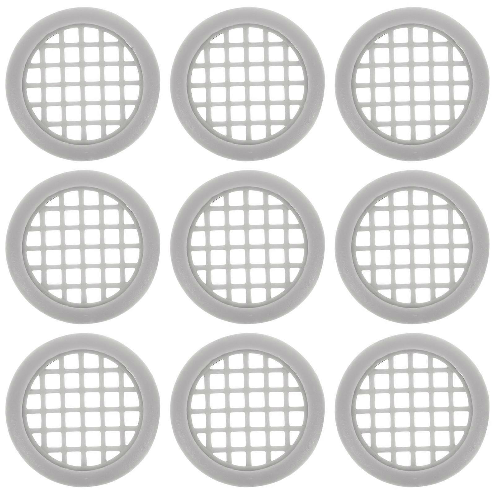 Soffit Vent Plastic Round Vent Cover for Kitchen Cabinet 200Pcs