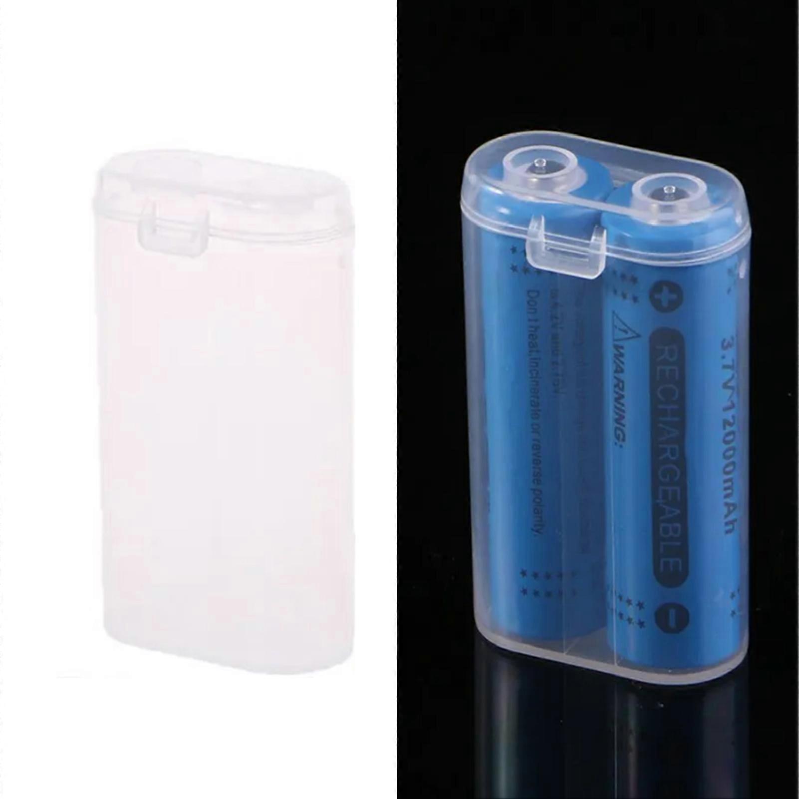 18650 Battery Storage Case Organizer Hard Battery Container Holder Case for Battery Storage Boxes