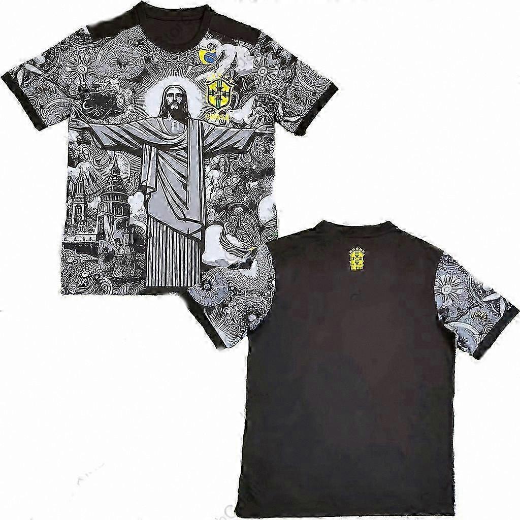 Adult and Youth Quick-Dry Training Jersey - Black & Grey, Up to 6XL