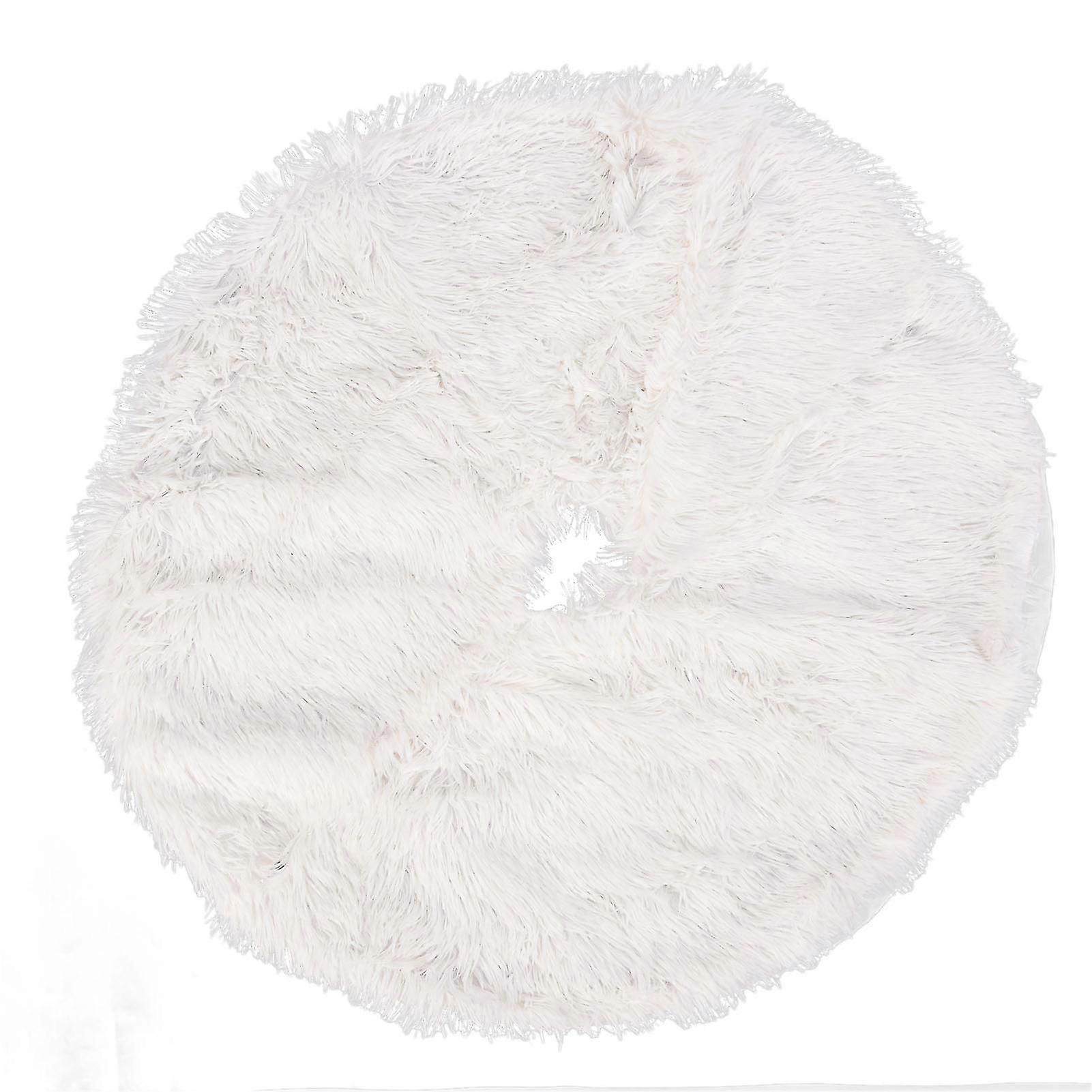 Christmas Tree Skirt Floor Mat Base Cover Round Carpet for Xmas New Year Party Holiday Home DecorationS 82CM