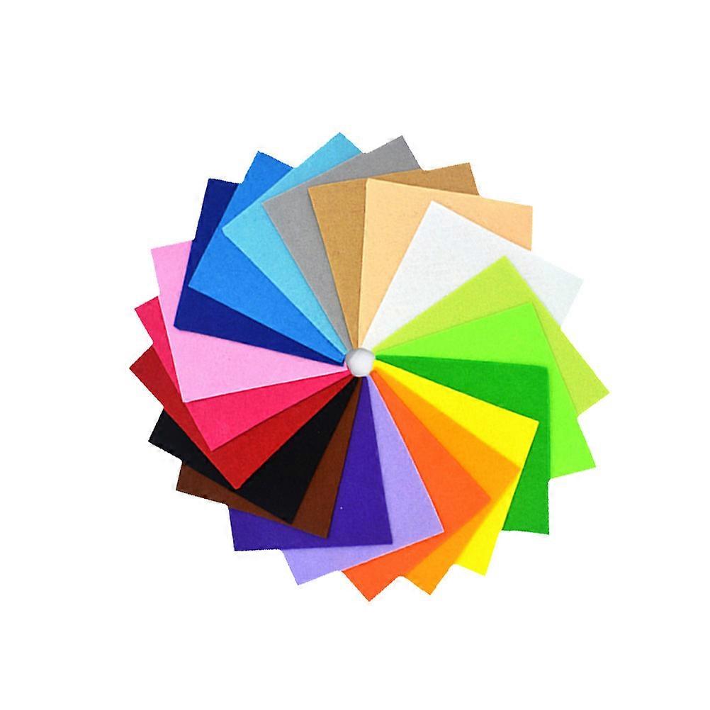 Assorted Color Felt Cloth DIY Felt Cloth for Crafting 20Pcs Pieces