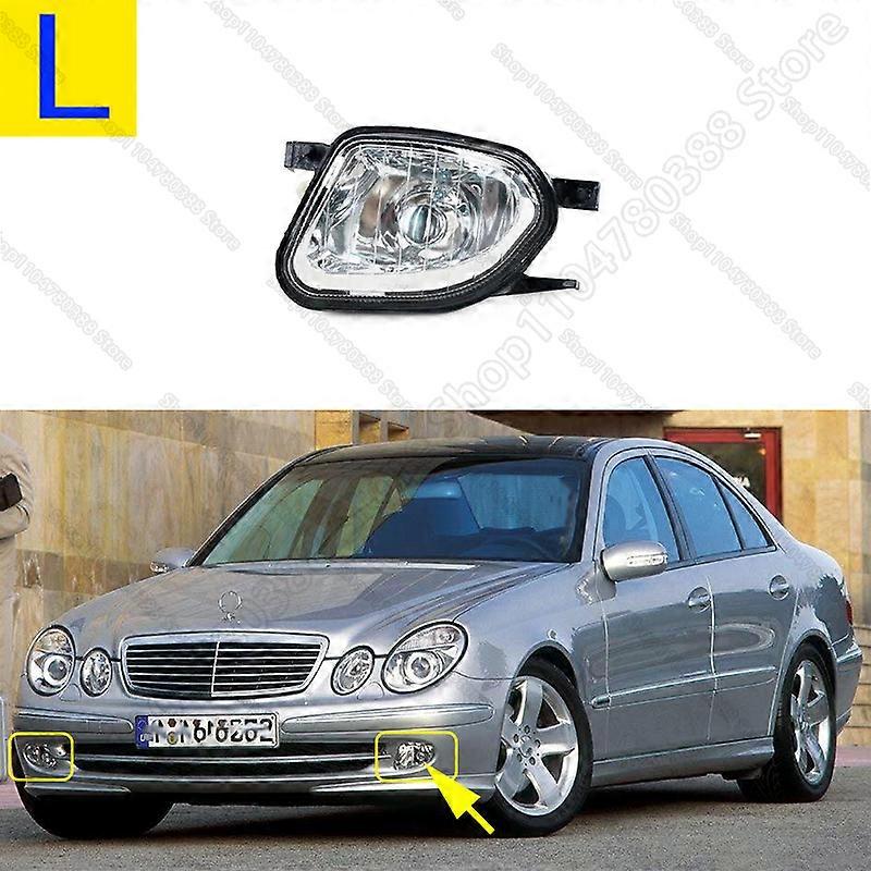 Compatible Front Bumper Fog Lamp Light Housing (Without Bulbs) For 2003-2006 Mercedes-Benz W211 E-Class 2118201156 2118201256