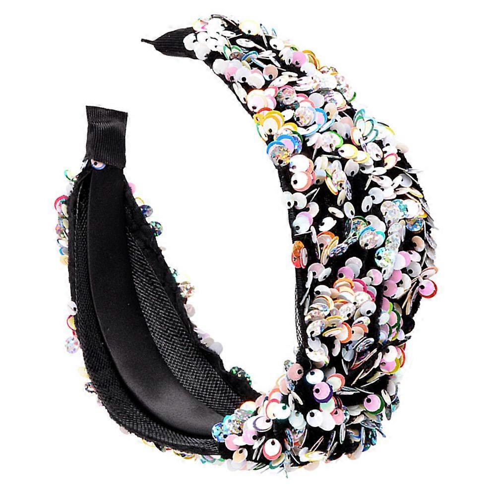 Fashion Headdress Sequined Hair Hoop for Decoration 1Pcs