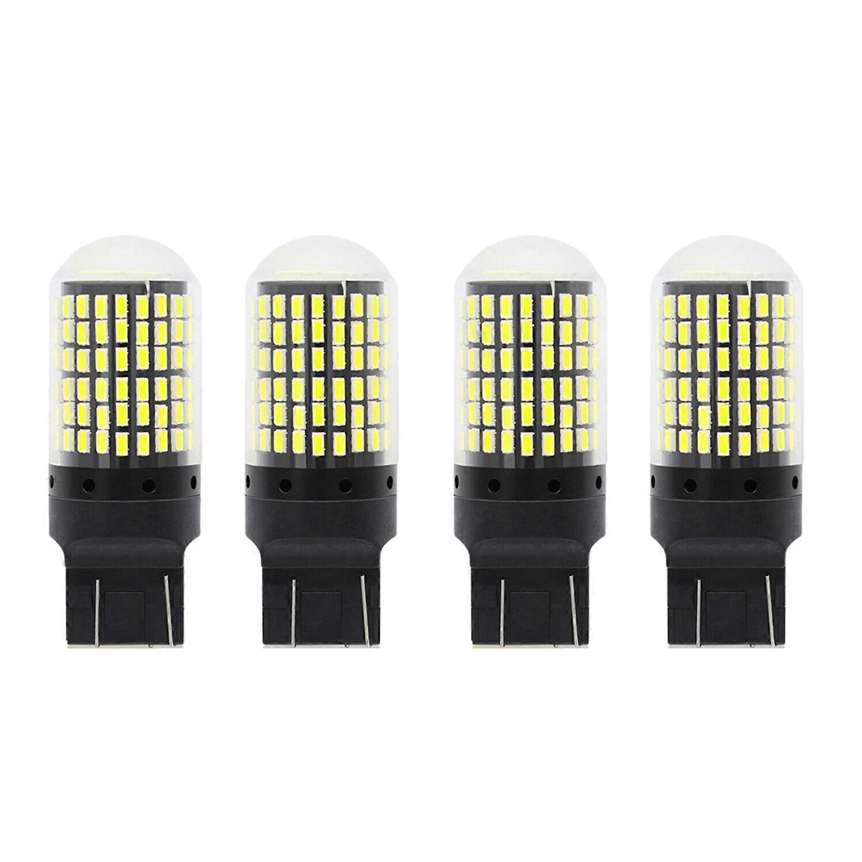2X 7440 Canbus Super Bright Error Free LED Bulb T20 W21W 144 SMD for Reverse Tail Turn Signal Light