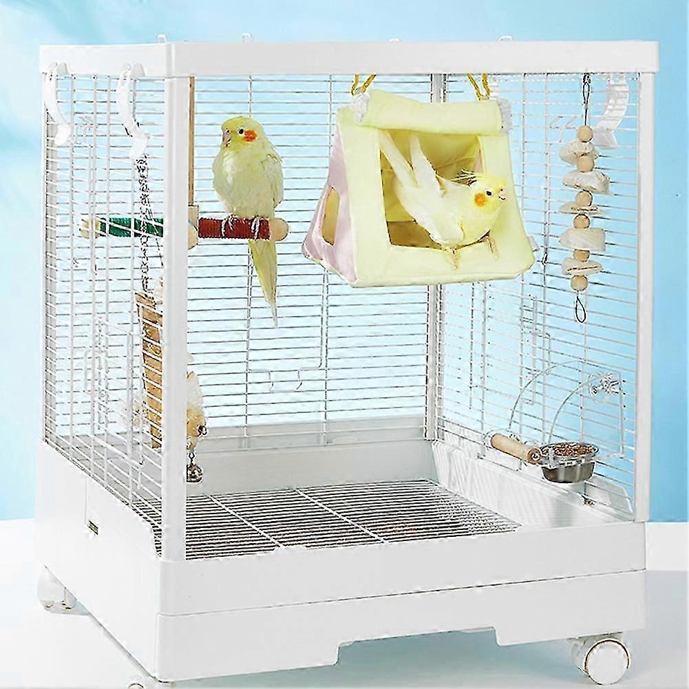 Four-Season Universal Bird House with Summer Cooling and Breathable Hanging Design