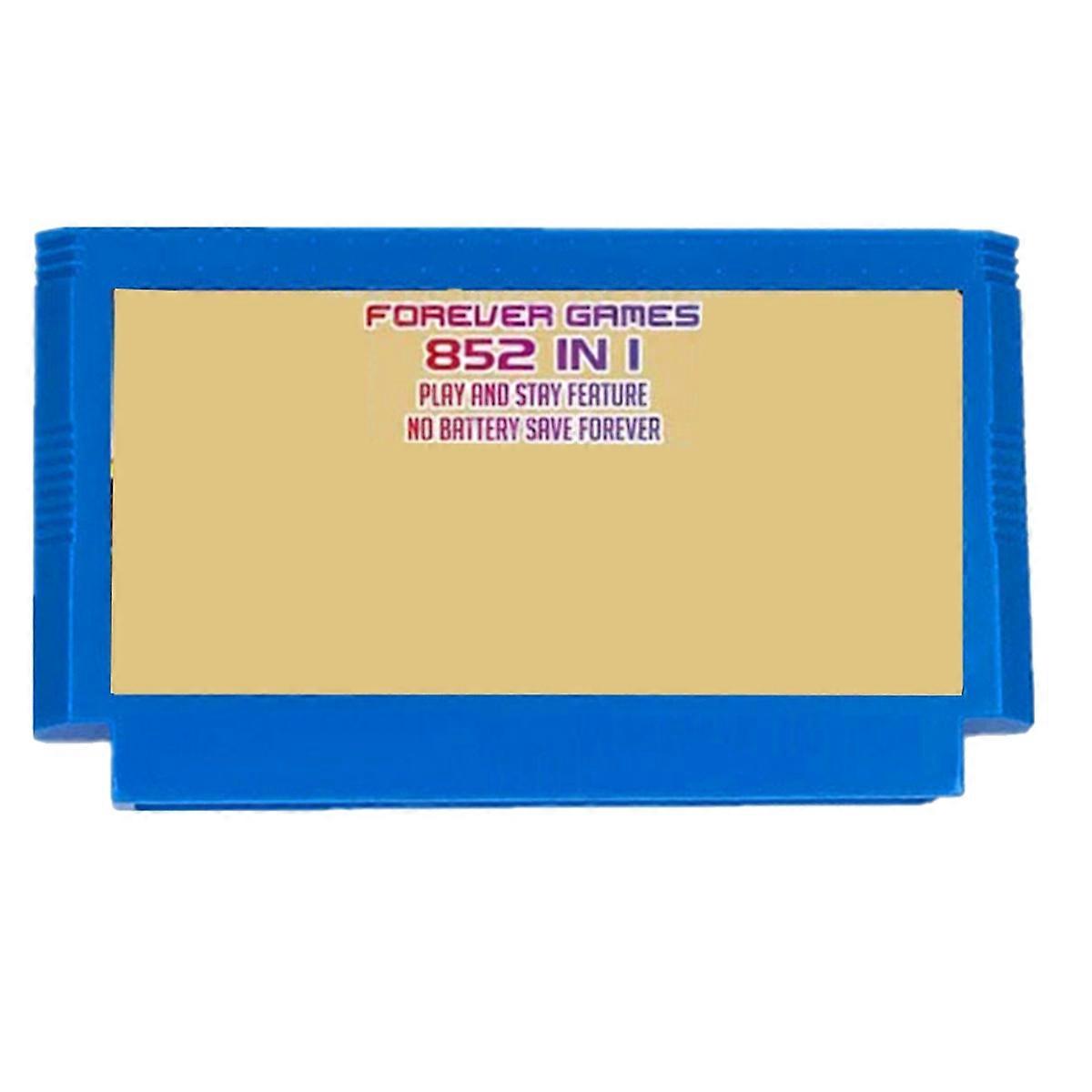 For FC Adapter 852 in 1 Game For SFC/SNES Game Blue