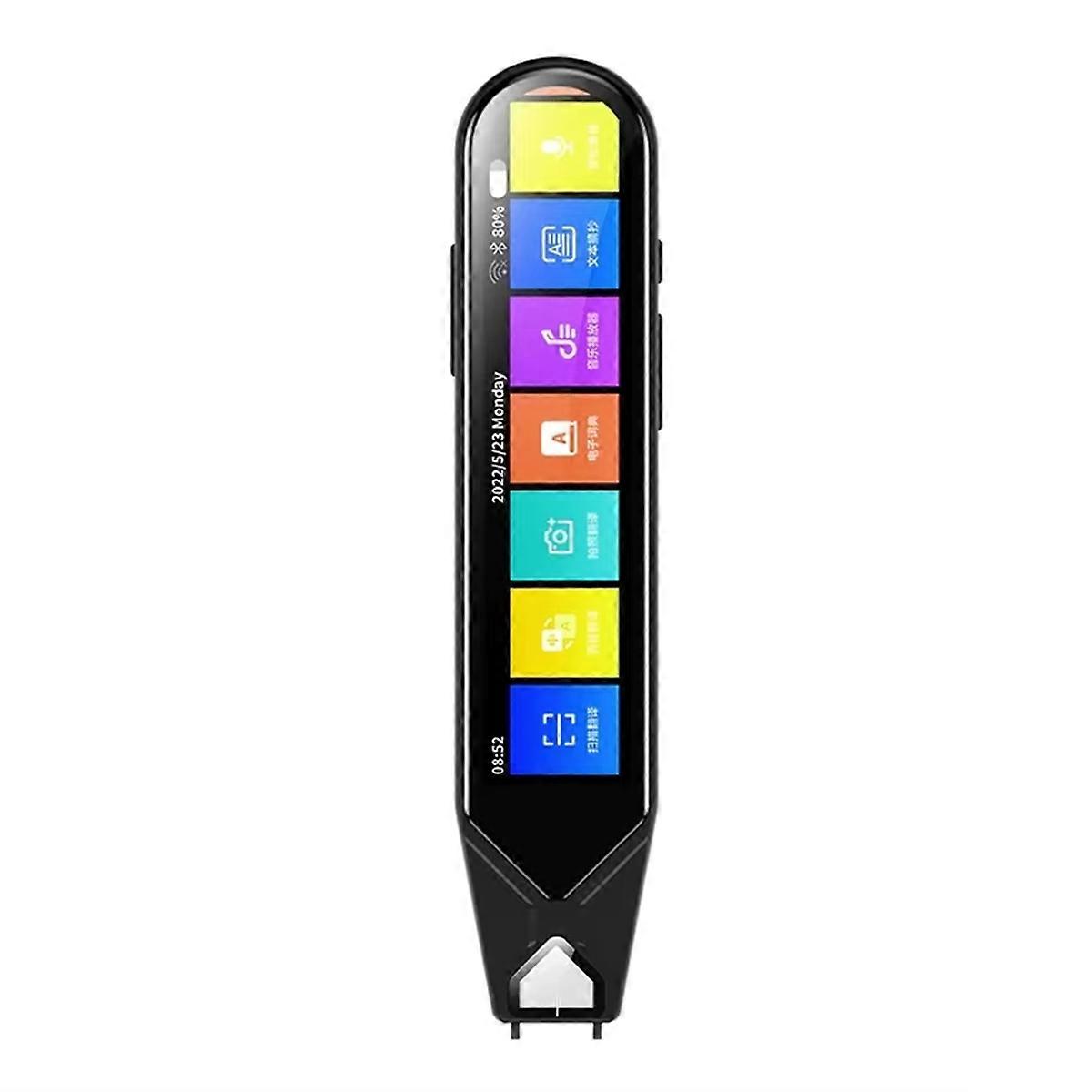 MD08 Smart Voice Translator 5.0inch Screen Dictionary Translation Pen Scanner Translator Multiple La