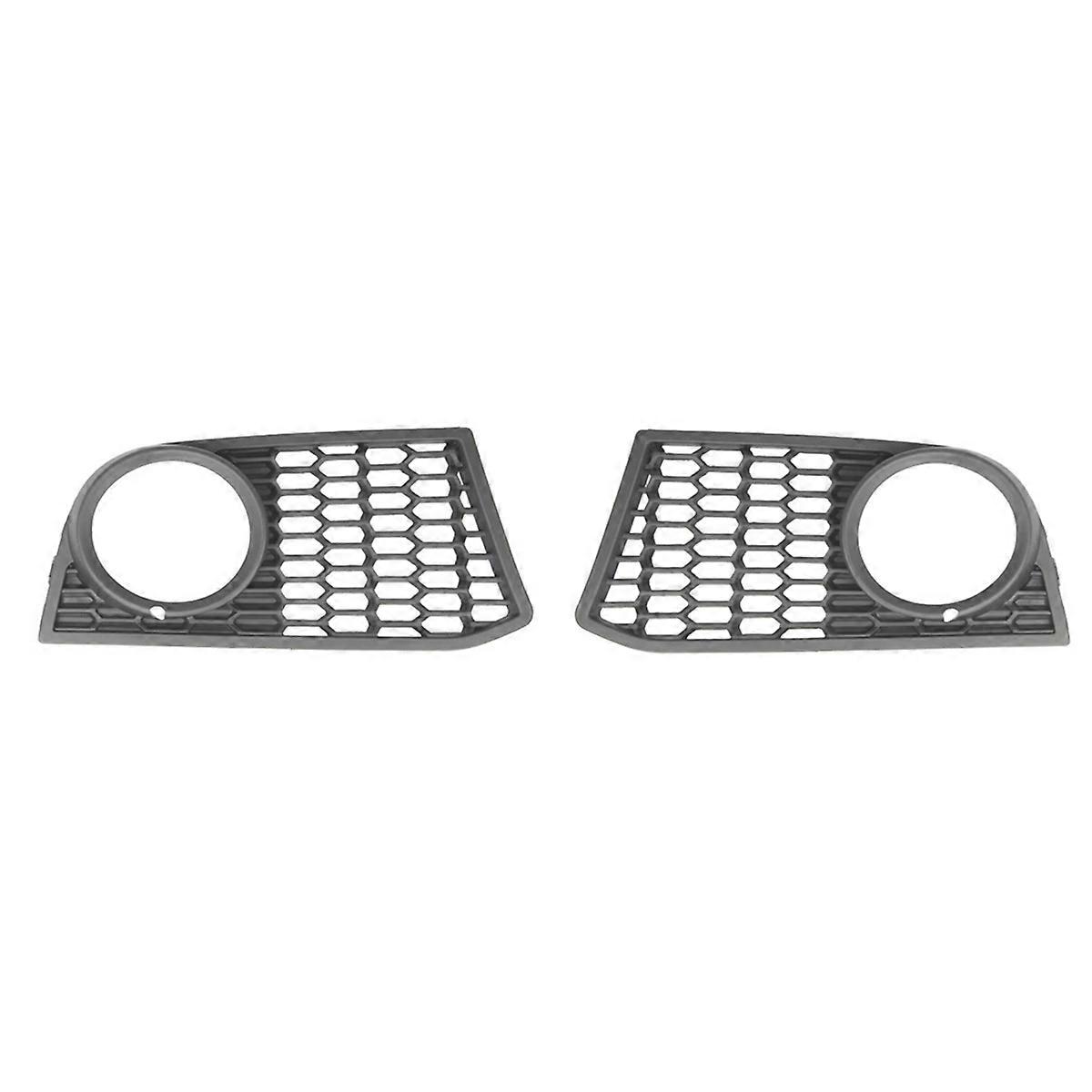 For 5 (F10 / F11) 2010 - 2017 Front Bumper Grill Left & Right Fog Lamp Frame 51117906197 51117906198