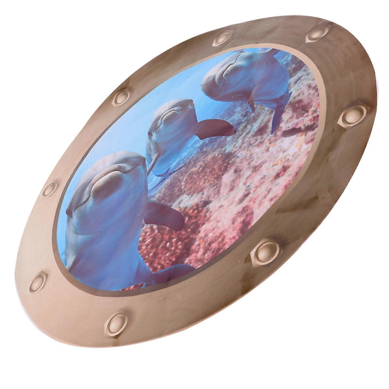 Sticker for Bedroom Dolphin Style for Decoration 3Pcs Pack