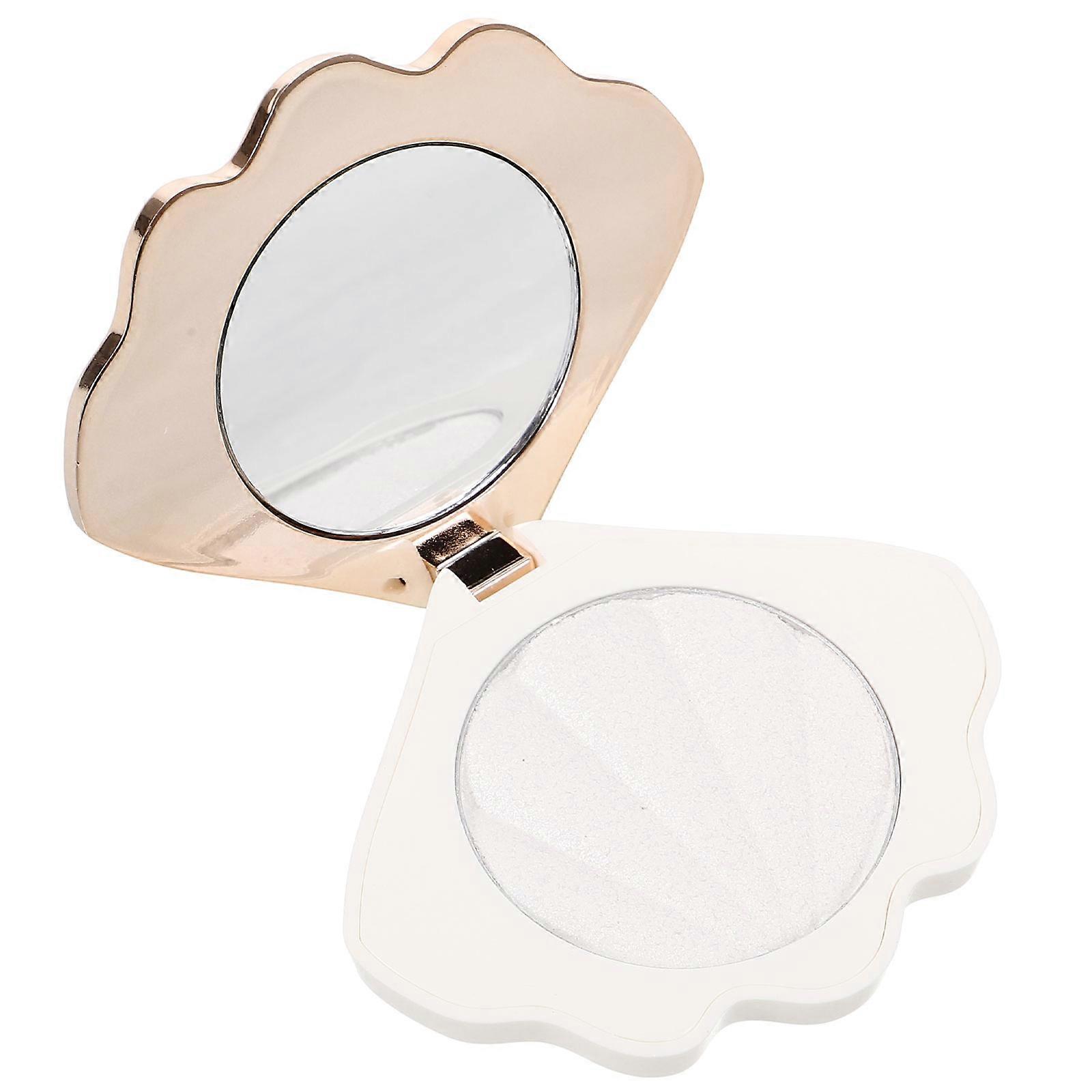 Face Powder Container Highlight Facial Features Makeup Powder Small Size Natural Design Conceal Imperfections 1Box