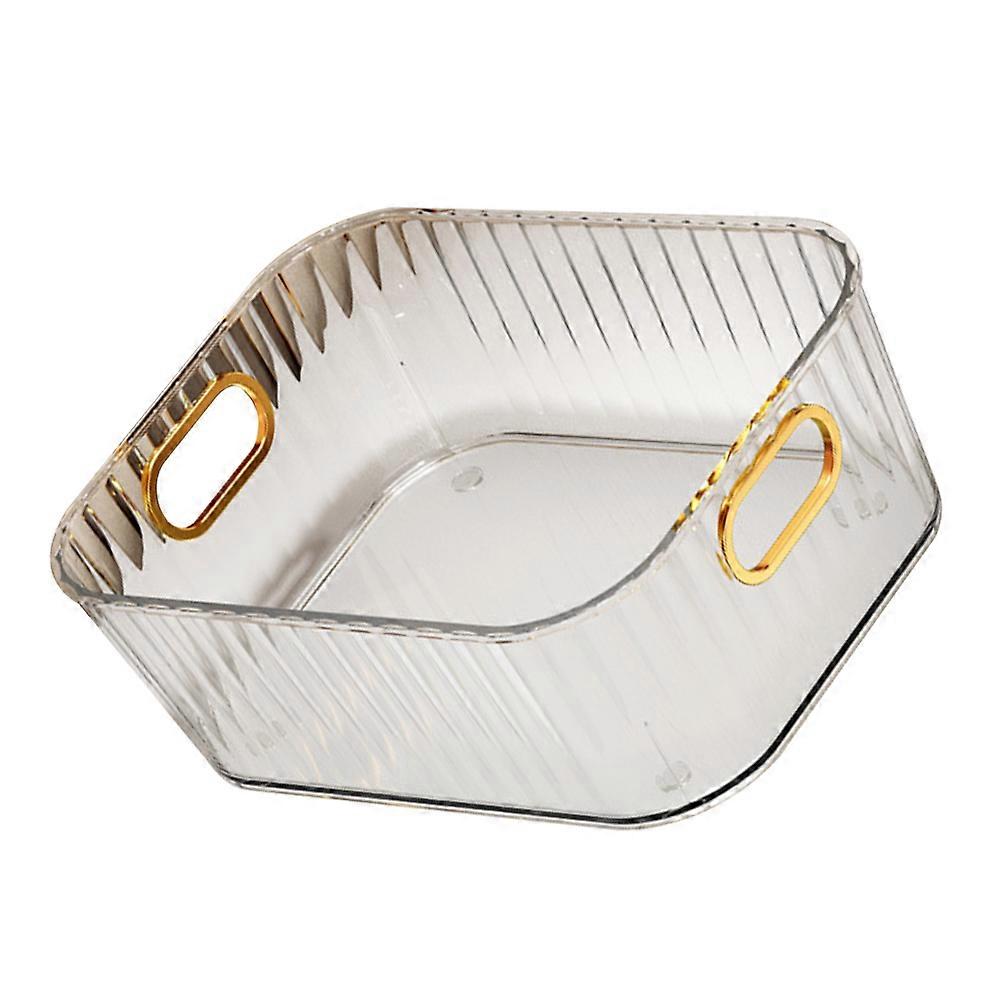 Cosmetic Organizer for Makeup Tools Storage 2Pcs Transparent Container