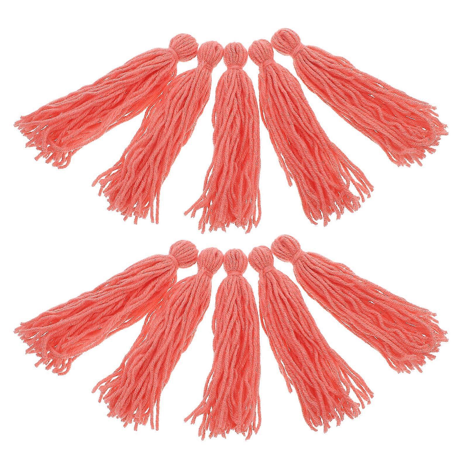 Fish Tank Breeding Mop Floating Woolen Yarn 40Pcs Spawning Mop Red