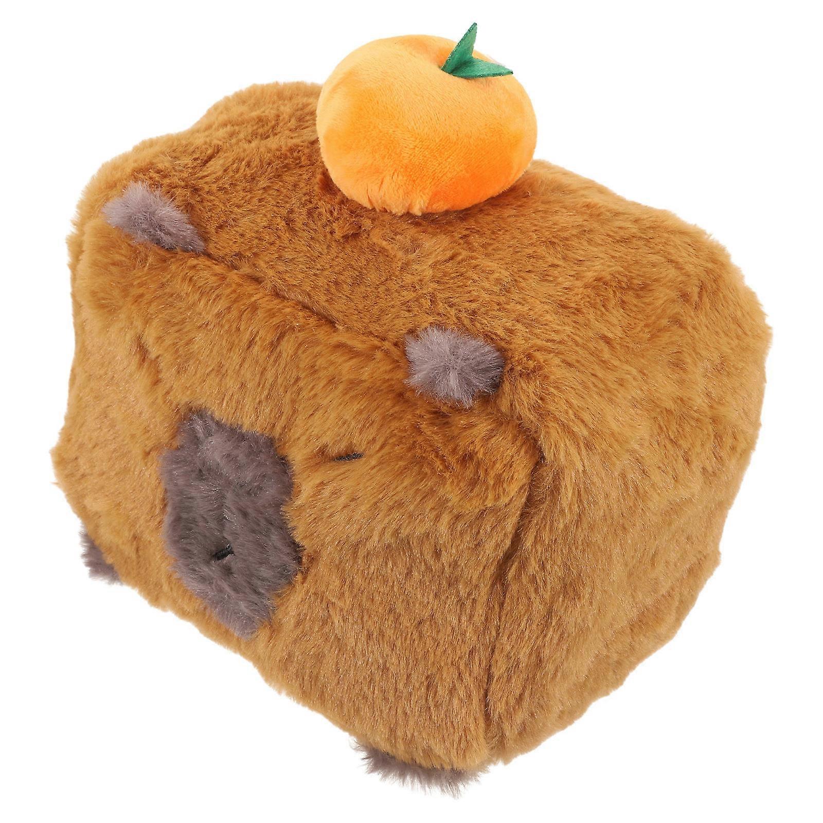 Creative Plush Fabric Tissue Box Cover for Home 2Pcs Organizer
