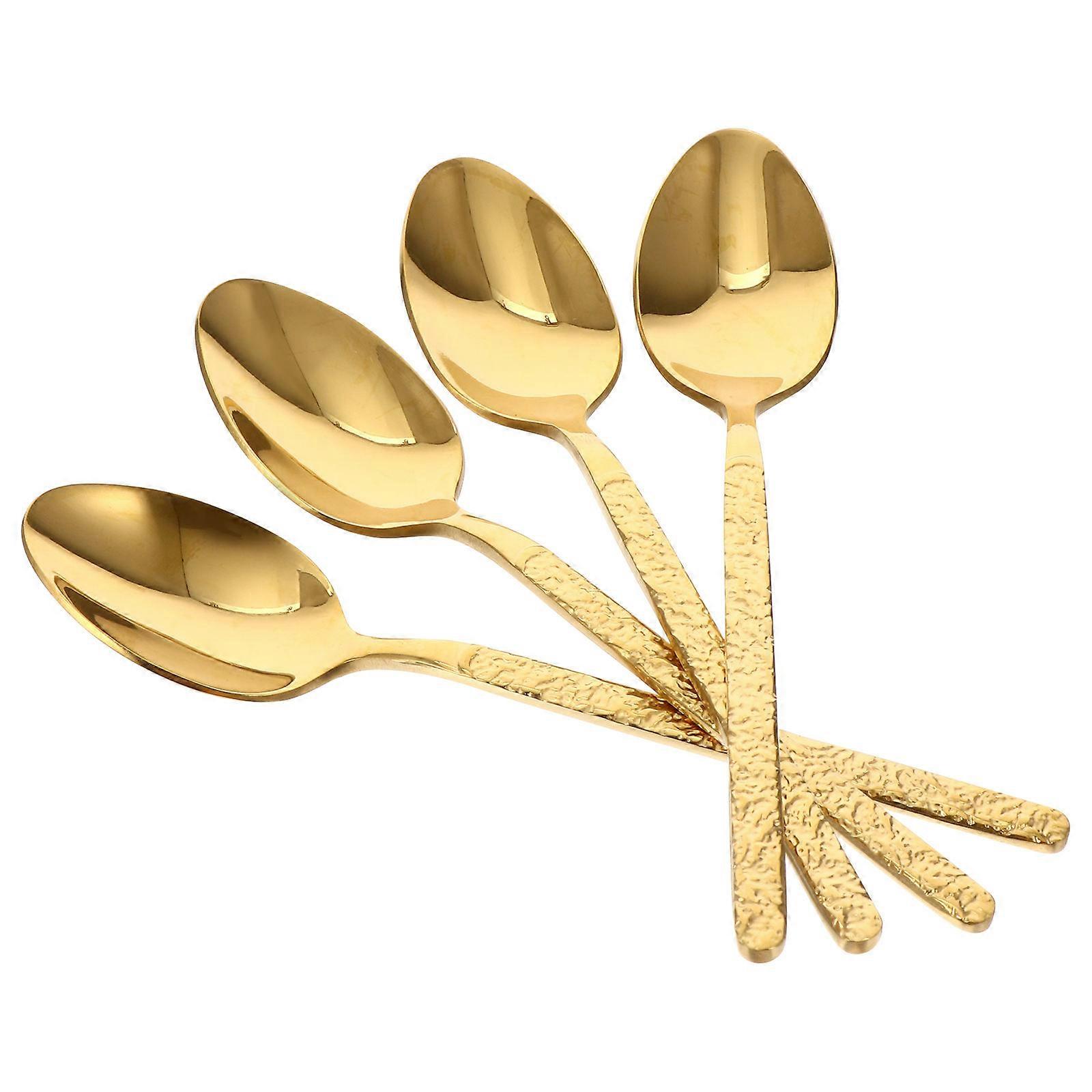 Rustproof Spoon Stainless Steel Dessert Scoops for Kitchen Use 3Sets