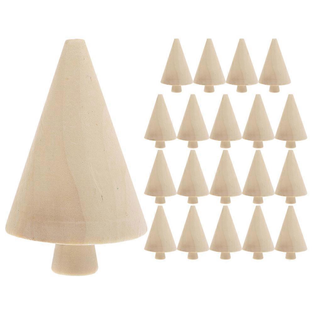 Rustic Style Christmas Tree Model DIY Art Package Of 80 Pcs For Family Activities Students And 7X4X4CM
