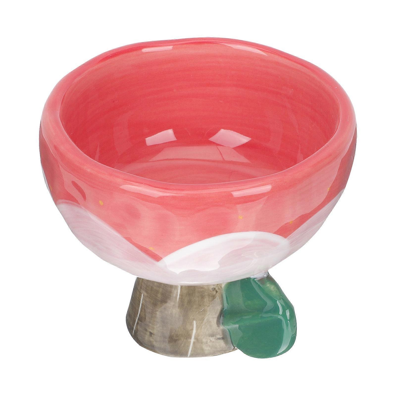 Decorative Ceramic Dessert Cup for Ice Cream 3Pcs Home Use