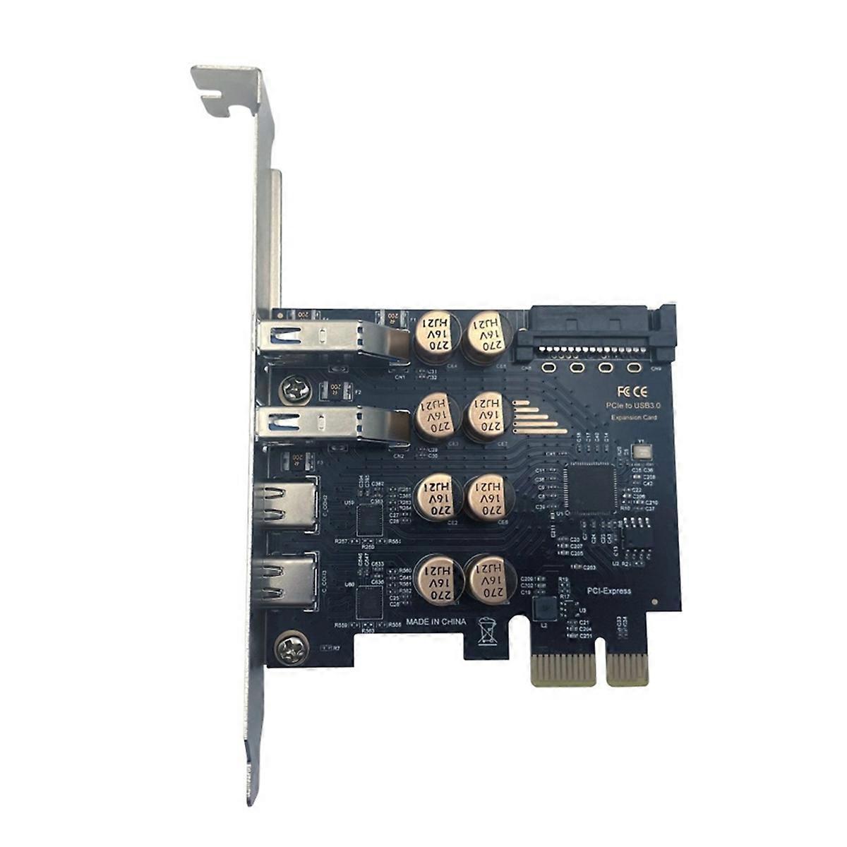 PCI Card 4x USB 3.0 + Type-C 5Gbps for Desktop