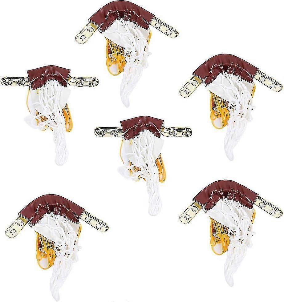 6pcs Billiards Net Pool Table Ball Storage Bag Children Billiard Ball Pocket Replacement Accessory For Kid Pool Table Snooker Table Nets