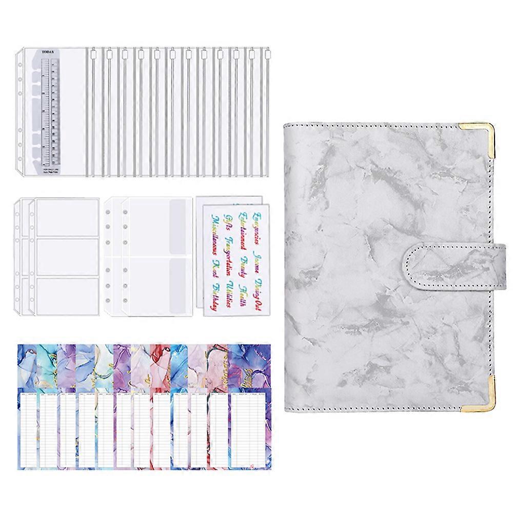 Handwritten Budget Binder with Removable Notepad for Home 1Set