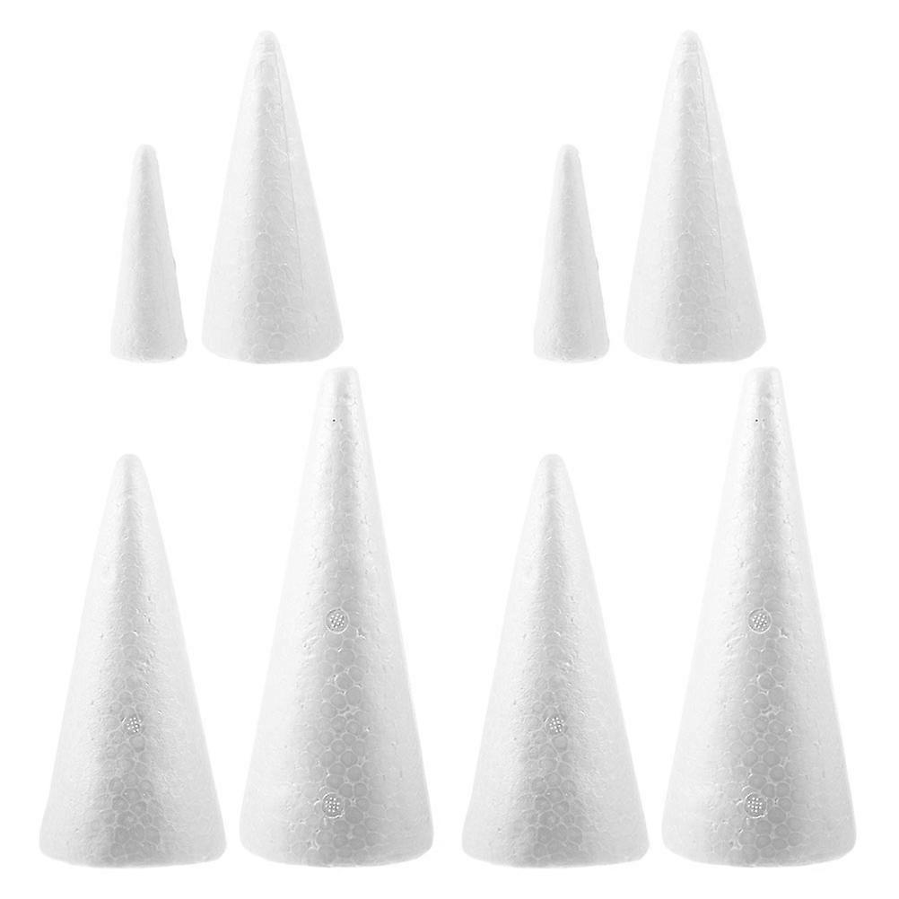 32Pcs Foam Cones Ideal For Wedding Decor Crafting Projects And Holiday Decorative Use