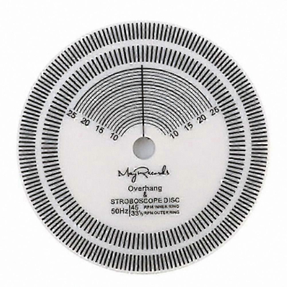 Strobe Disc for Turntable Speed Calibration and Detection Tool Record Player Tachometer Adjustment Vinyl Speed Measurement Device