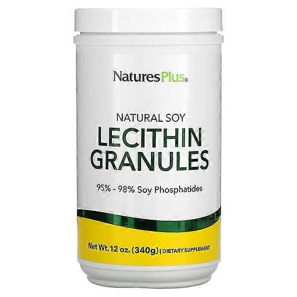 NaturesPlus, Natural Soy Lecithin Granules, 12 oz (340 g)