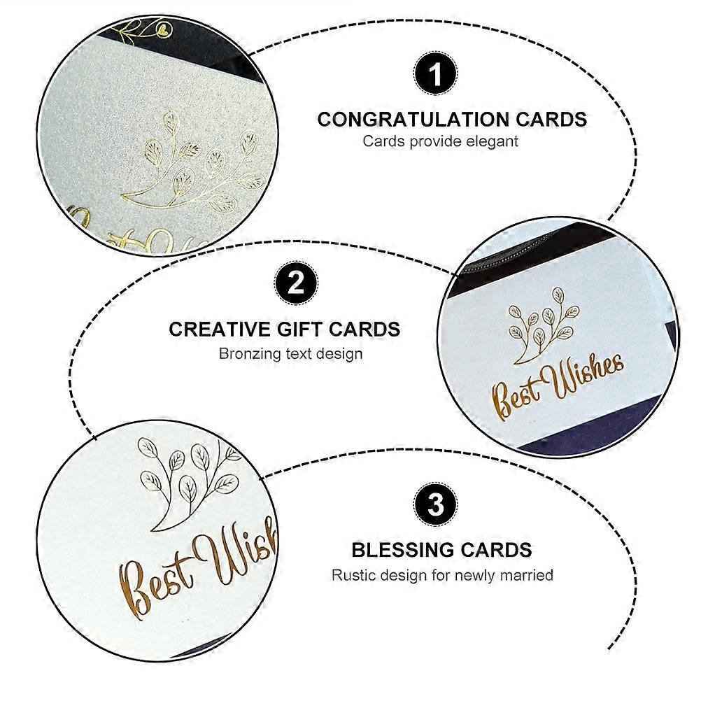 Blessing Cards Paper Set for Decor with 1Set Congratulation Cards