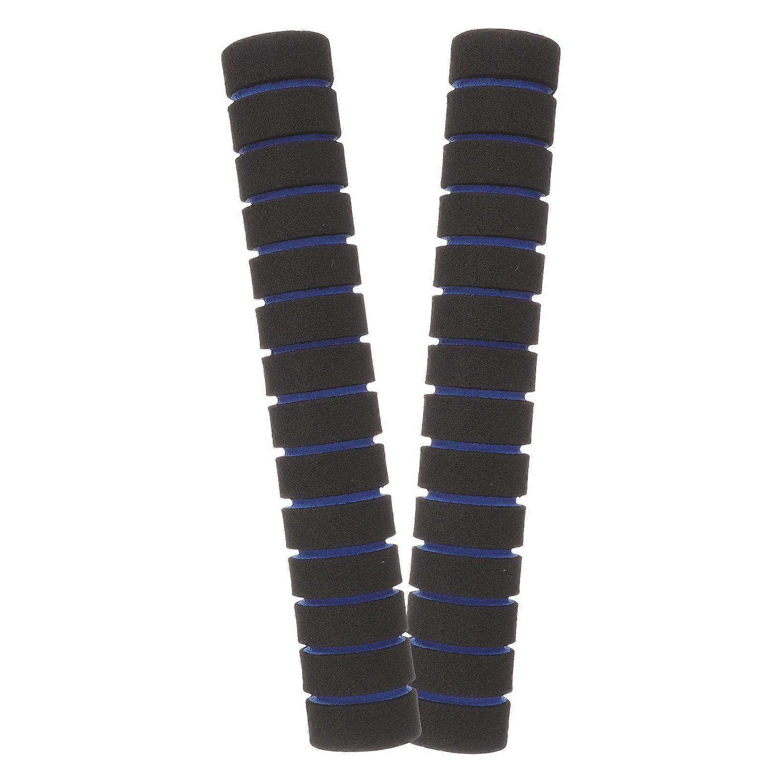 Kayak Paddle Grips Non Slip Sponge Wraps for Protection 2Pcs Blue Eva