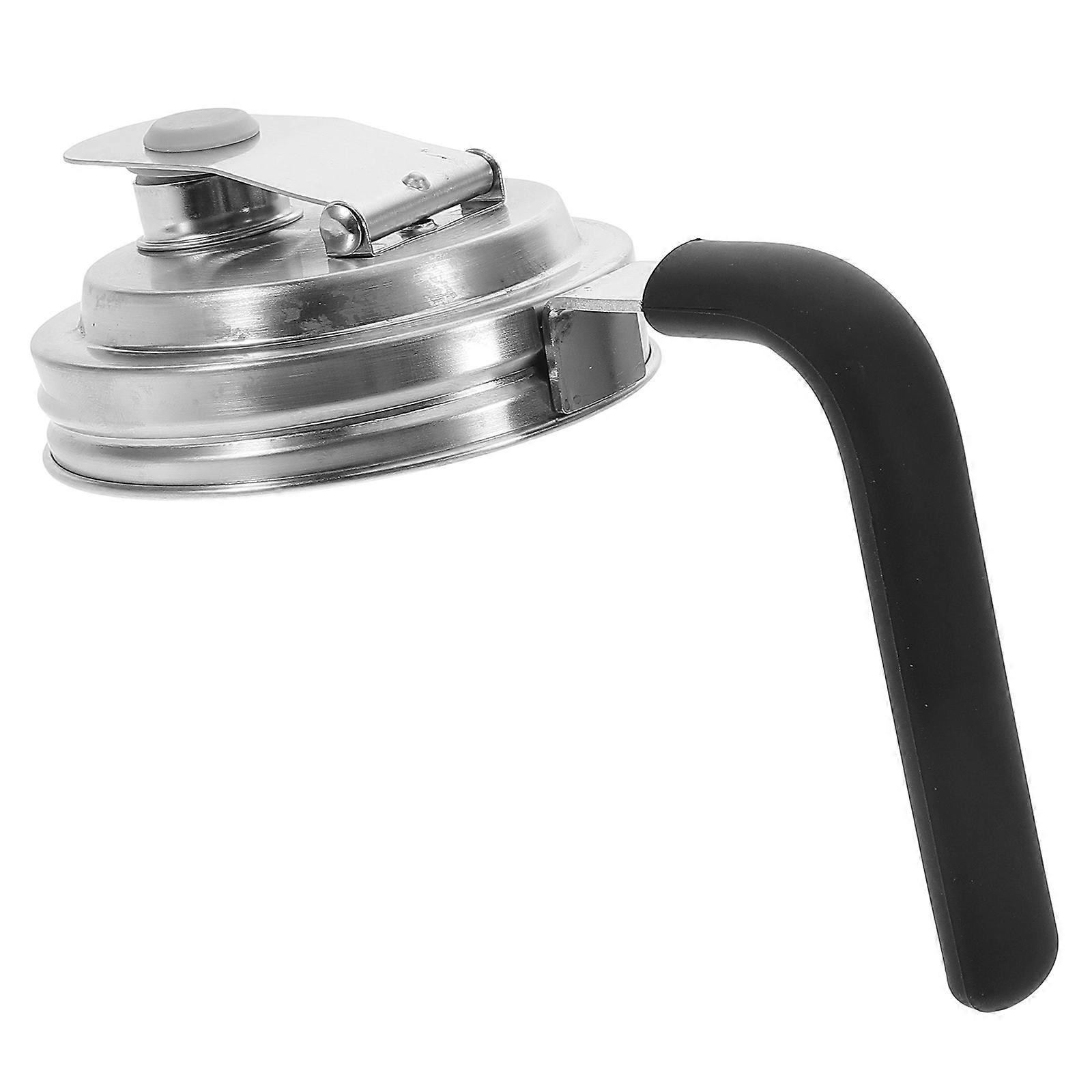 Stainless Steel Jar Lid with Handle for Kitchen Water Pitcher 4Pcs Replacement