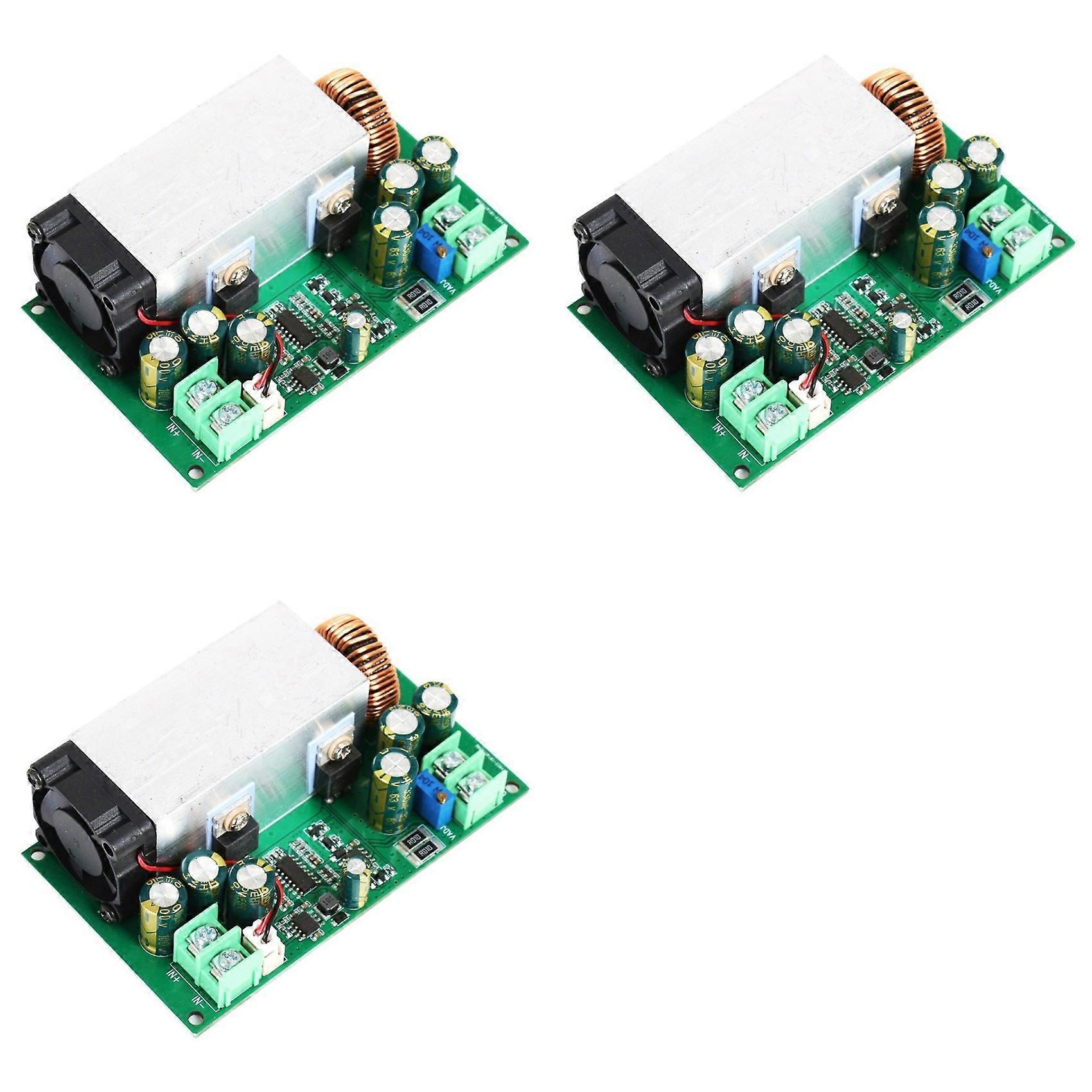 3X DC12-75V to 2.5-50V DC-DC Buck Converter 600W Buck Regulator Constant Voltage Constant Current Power Module