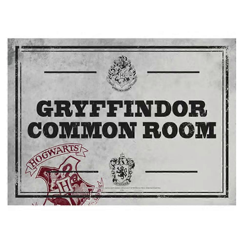 Harry Potter Gryffindor Common Room Plaque