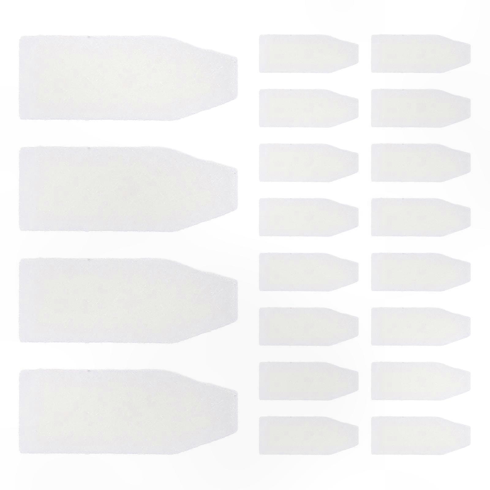 White Marker Nib Tips, 20-Pack Replacement for School and Office Use, Durable and Smooth Writing Experience