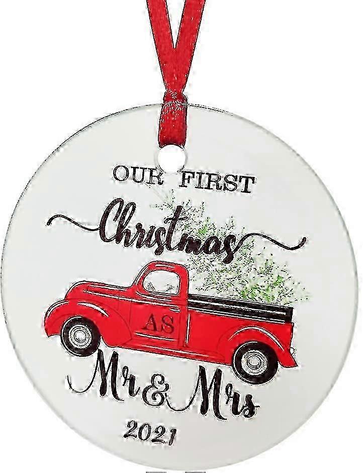 農家のための赤いトラックの家の装飾の贈り物