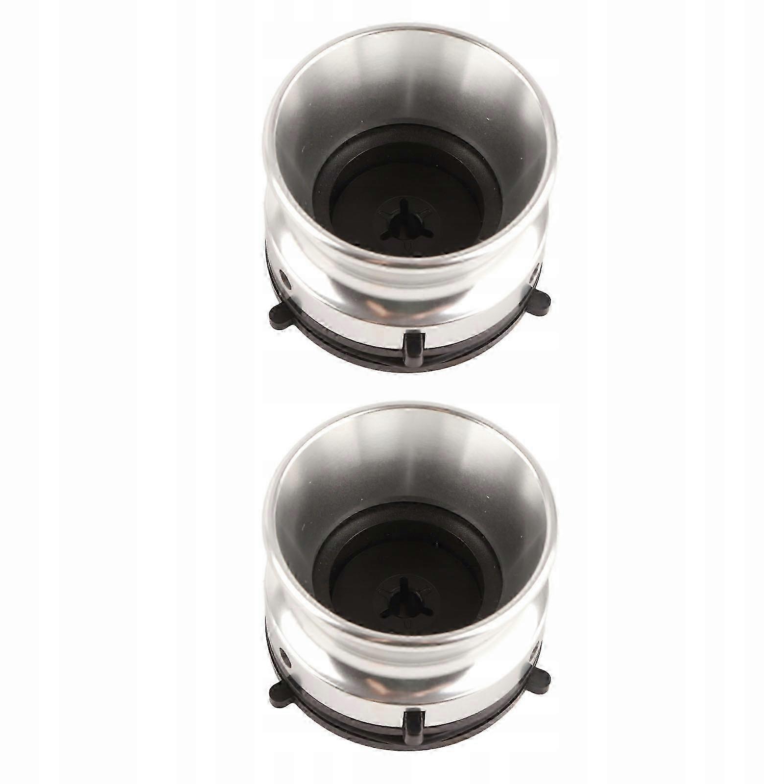 10" Pair Of Nab Hub Adapters Polished Aluminiu 25-26s