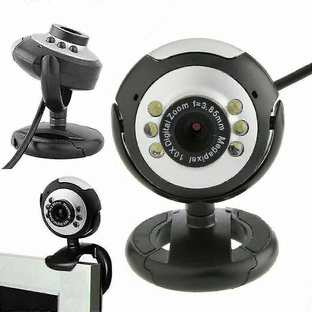 360 Degree Usb Webcam With Mic Night Vision