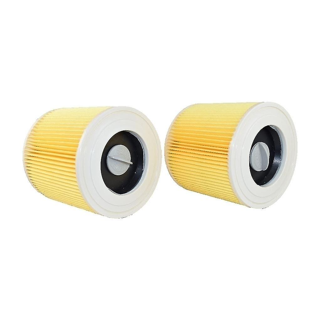 2 Pcs Fits Karcher Wet And Dry Corrugated Vacuum Cleaner Filter