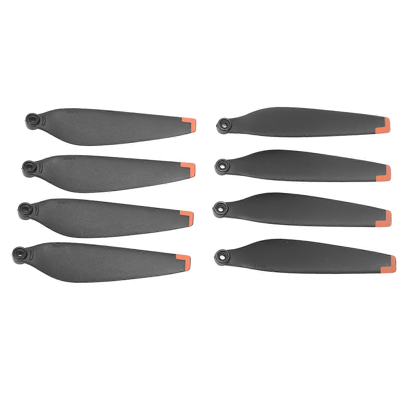 Drone Propellers Double Sided Stripes Flexible Strong Plastic Single 75x17mm 6030F Propeller Blades for Mini 3 Pro Orange Tip 