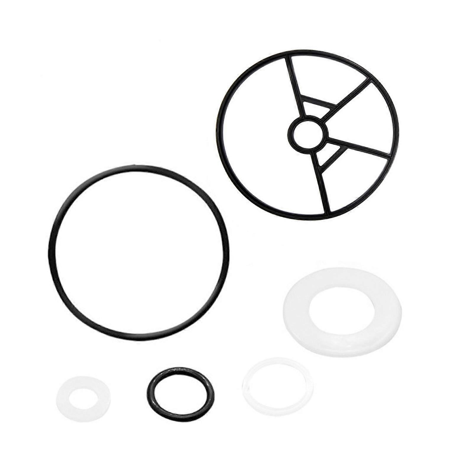 6PCS Pool Equipment Seals Replacement Quick Installation Rubber Texture Suitable for Any Weather Performances Safe Multicolor