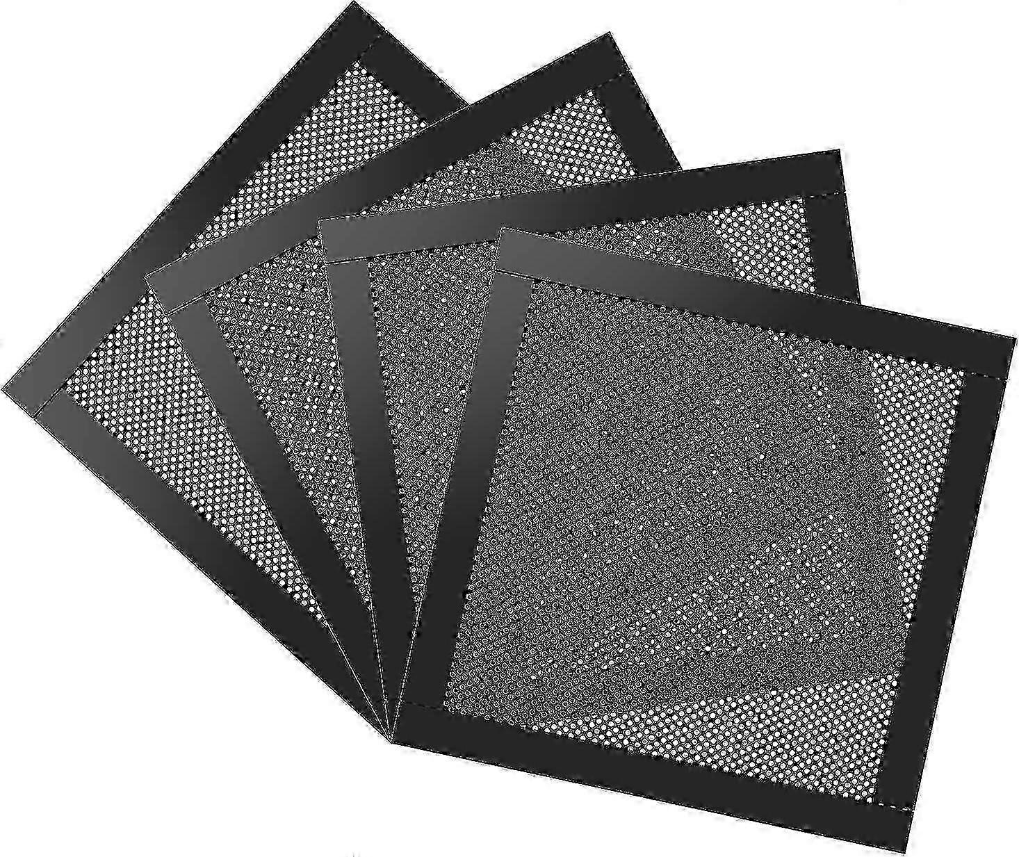 140mm Dust Filter For Computer Cooler Fan, [4 Pack] Magnetic Frame Pc Fan Dust Mesh Pc Cooler Filter Dustproof Pvc Cover Computer Fan