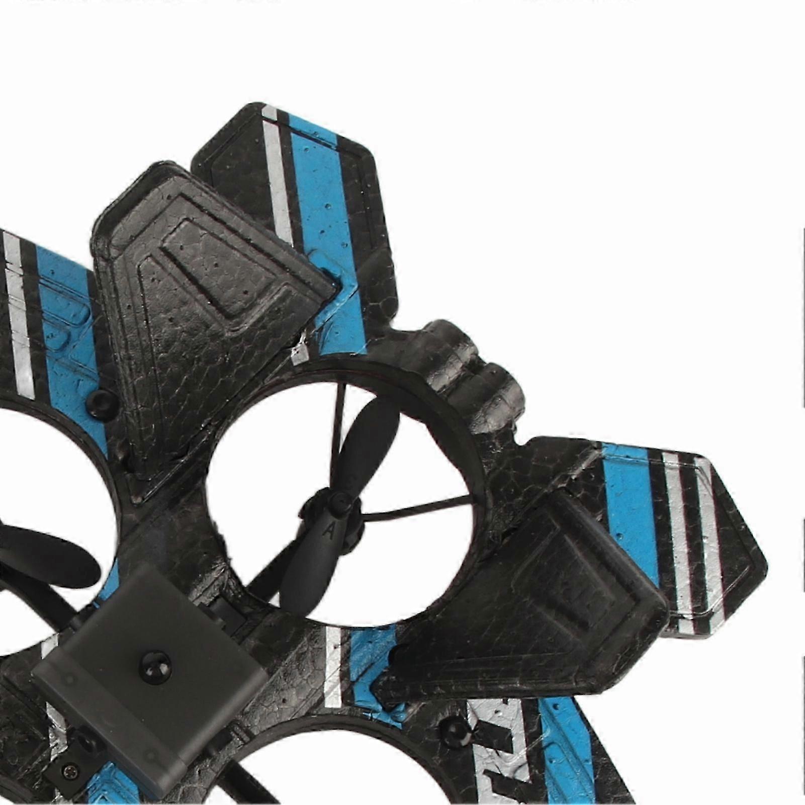 2.4 GHz Kids Foam Glider Fighter Jet Stunt Flighting Shockproof Remote Control Aircraft Toy Blue