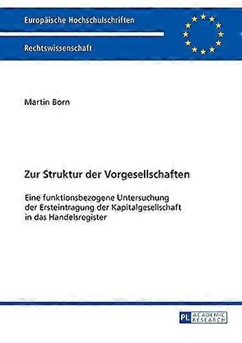 Zur Struktur Der Vorgesellschaften by Martin Born Paperback