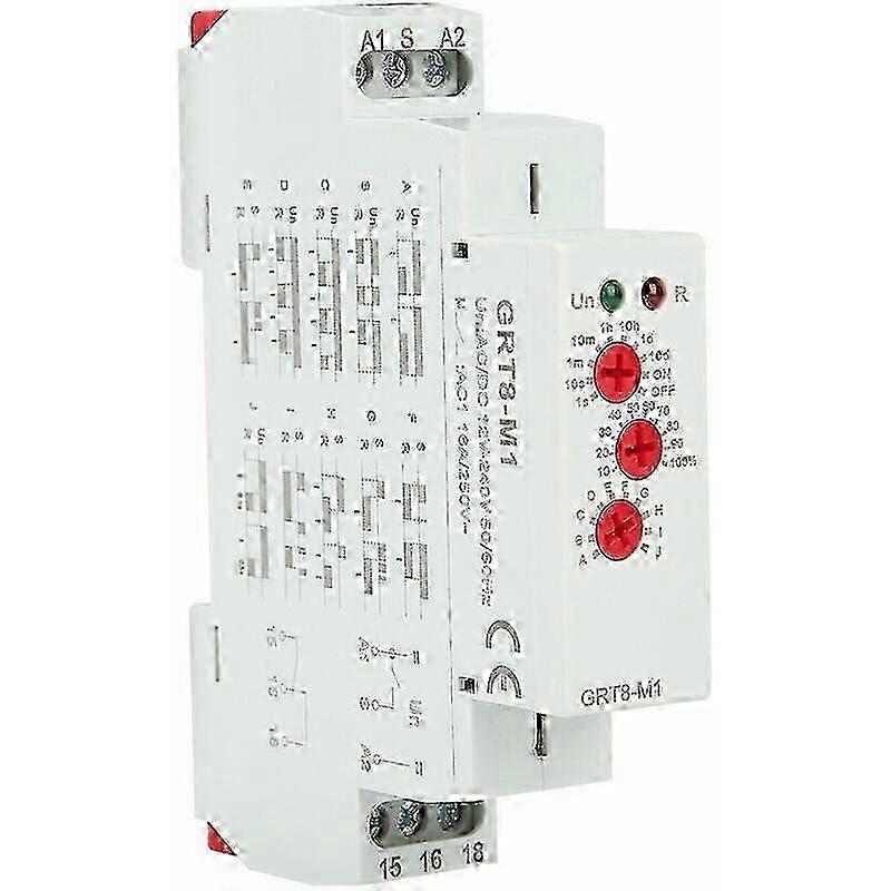 Delay Time Relay for Electric Appliances, Ultra-small Size Wide Voltage Flame Retardant Shell, AC/DC12V~240V