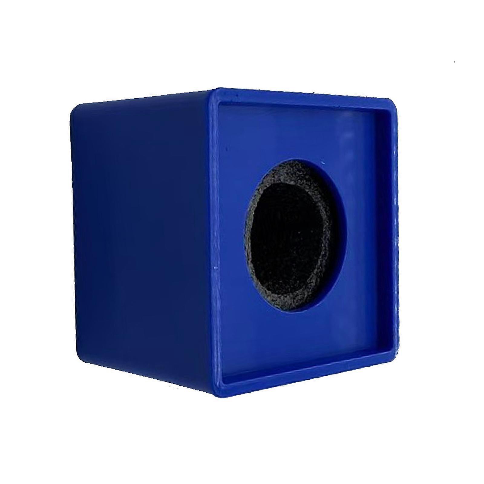 Lightweight ABS Microphone Flag Station Portable Square Design Anti Slip Feature Compatibility with 25-42mm Mic Rod  Blue