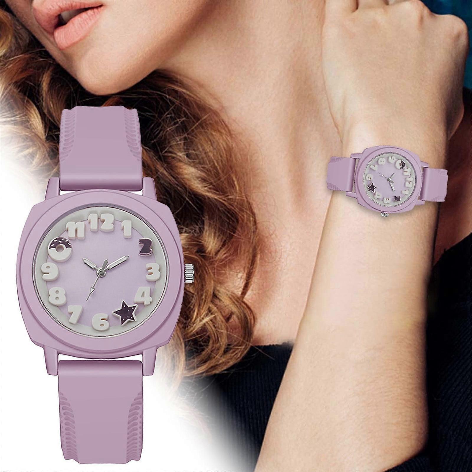 Large Square Analog Watch for Teens 11-18, Compatible with Student & Teacher Use, Easy Read Dial, Girls & Boys Wristwatch