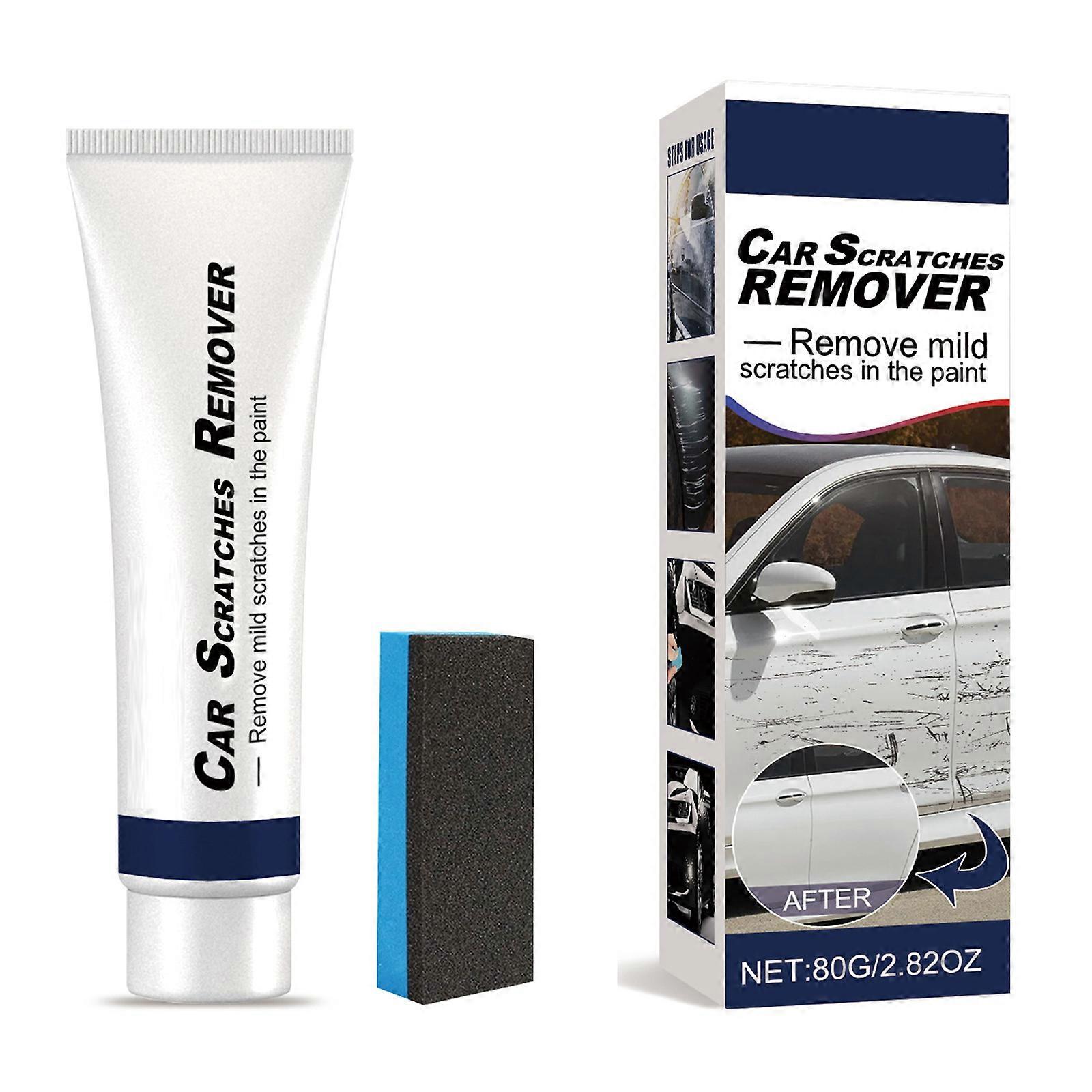 Quick Drying Car Scratch Remover Gel Long Lasting Car Scratch Repair Formula Deep Scratch Repair Cream with Sponge set Multicolor