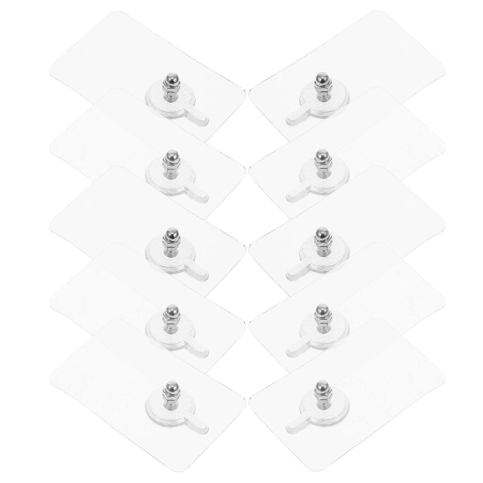 18Pcs Screw Hanging Nails Adhesive Wall Hooks for Home Use