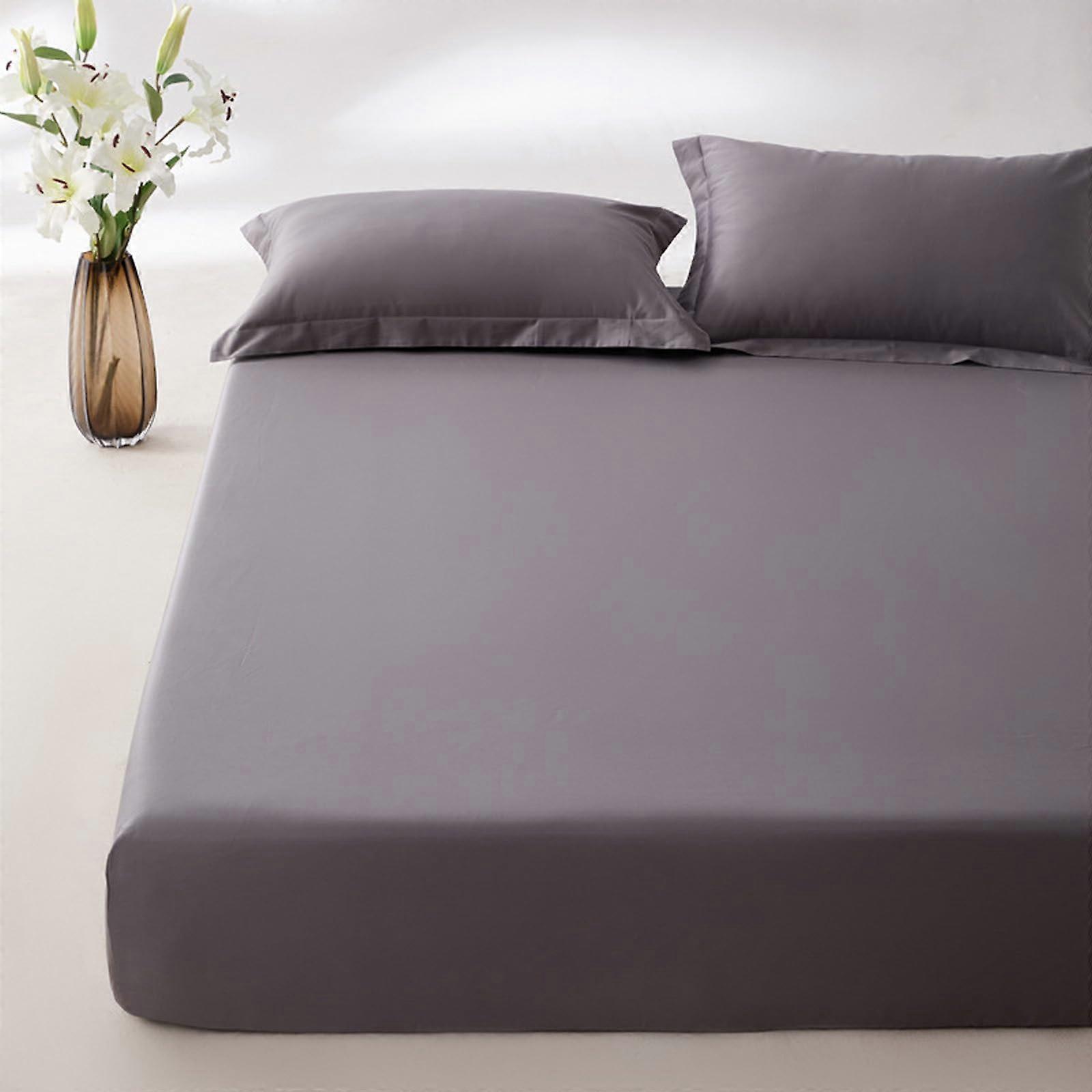 Cotton Extra Deep Fitted Sheet 100x200 – Breathable Easy Care Bed Sheet for Single Mattress